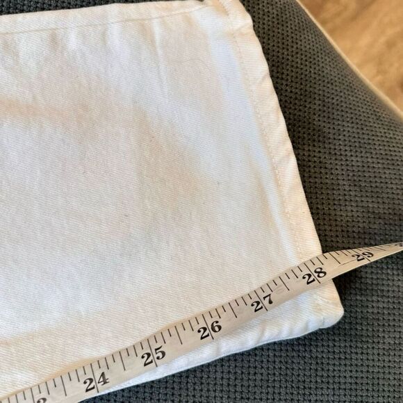 Madewell The High-Rise Slim Boyjean Boyfriend Jeans in Tile White Size 27” - Picture 8 of 13